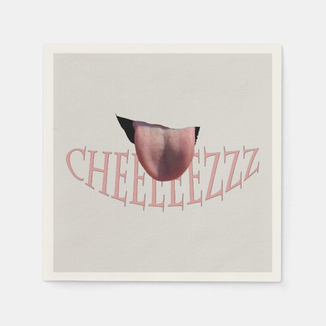 Servilleta De Papel ¡Di queso! (Anverso)