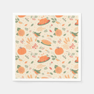 Servilleta De Papel Día de Acción de Gracias