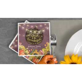 Servilleta De Papel Día de Acción de Gracias Cena Fiesta Calabaza Luz 