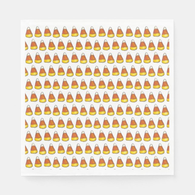 Servilleta De Papel Día de Acción de Gracias de Halloween Truco o Trat (Anverso)