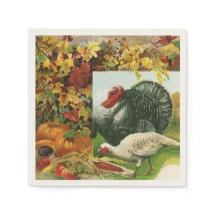 Día de Acción de Gracias vintage, colores otoñales