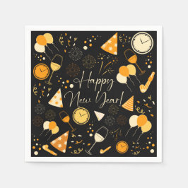 Servilleta De Papel Día de Año Nuevo