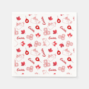 Servilleta De Papel Día de Canadá