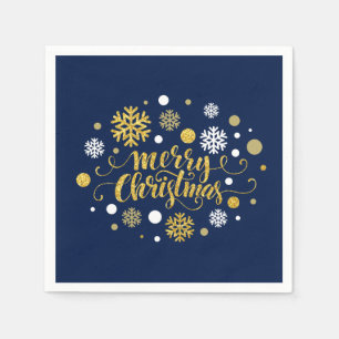 Servilleta De Papel Día de fiesta del navidad - las Felices Navidad