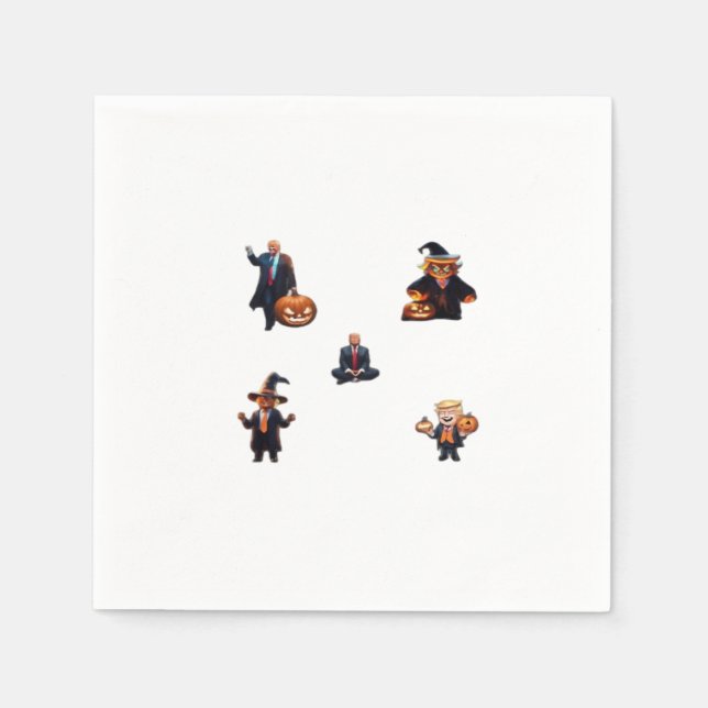 Servilleta De Papel Día de Halloween - Clásico de Trumpkin (Anverso)