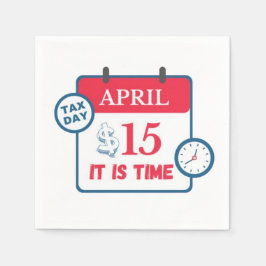 Servilleta De Papel Día de impuestos