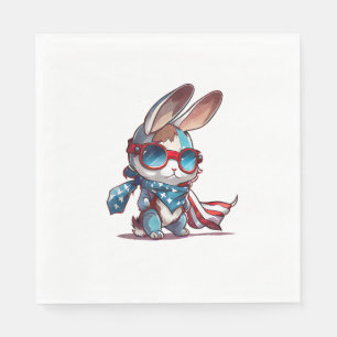 Servilleta De Papel Día de la Conmemoración, 4 de julio patriótico usa
