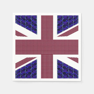 Servilleta De Papel Día de la Independencia de Gran Bretaña, Bandera d