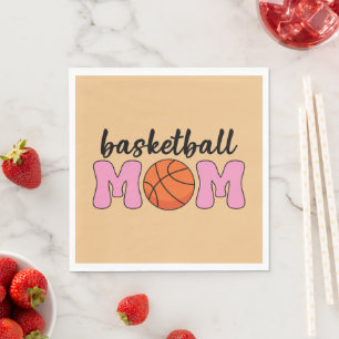 Servilleta De Papel Día de la Madre de mamá de baloncesto