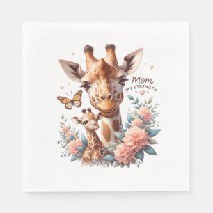 Servilleta De Papel Día de la Madre Girrafe