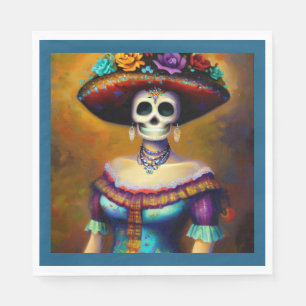 Servilleta De Papel Día de la Muerte 1