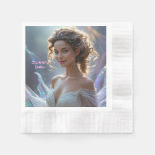 SERVILLETA DE PAPEL DÍA DE LA REINA