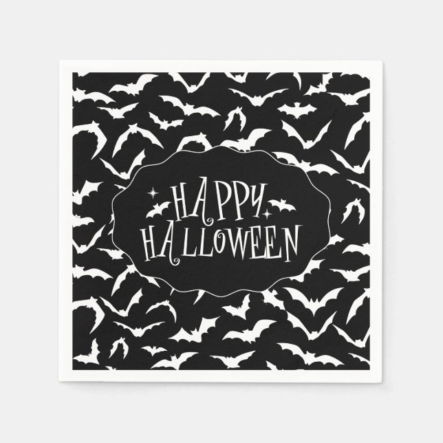 Servilleta De Papel Día de las Brujas  (Anverso)