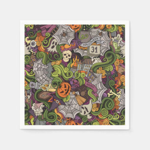 Servilleta De Papel Día de las Brujas