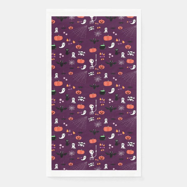 Servilleta De Papel Día de las Brujas (Anverso)