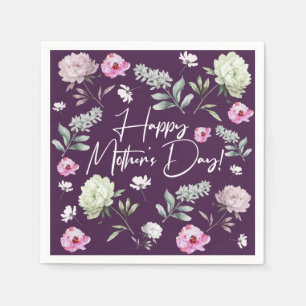 Servilleta De Papel Día de las madres florales