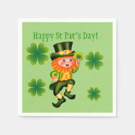 Servilleta De Papel Día de Leprechaun St Patrick
