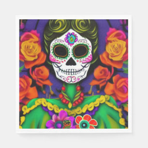 Servilleta De Papel Día de los Muertos