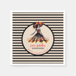 Servilleta De Papel Día de los muertos por la caída del azúcar