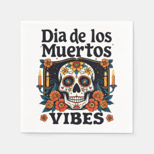 Servilleta De Papel Día de los muertos Víbes Oaxaca Día de los muertos