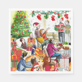 Servilleta De Papel Día de los navidades