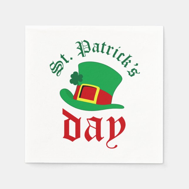Servilleta De Papel Día de San Patricio (Anverso)