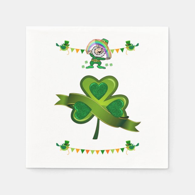 Servilleta De Papel Día de San Patricio (Anverso)