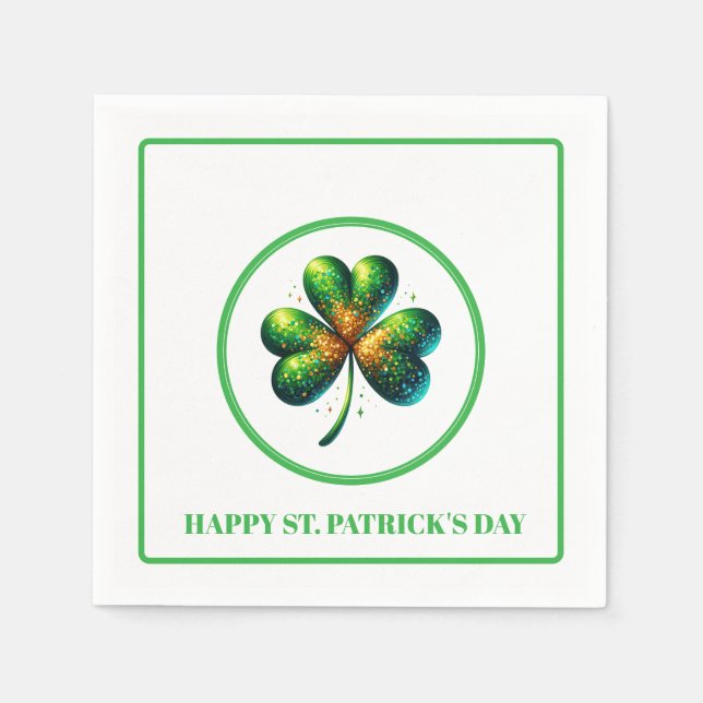Servilleta De Papel Día de San Patricio  (Anverso)