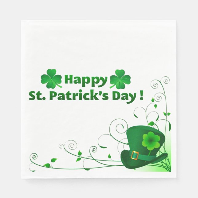 Servilleta De Papel Día de San Patricio (Anverso)