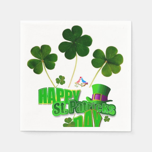 Servilleta De Papel Día de San Patricio (Anverso)