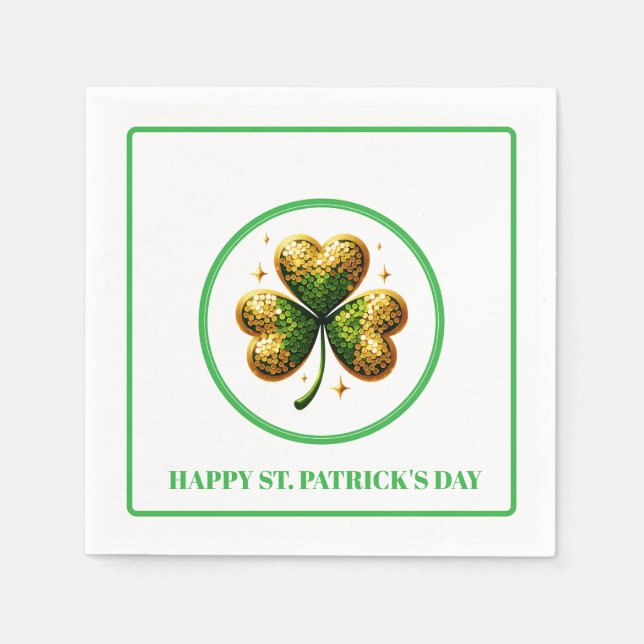 Servilleta De Papel Día de San Patricio  (Anverso)