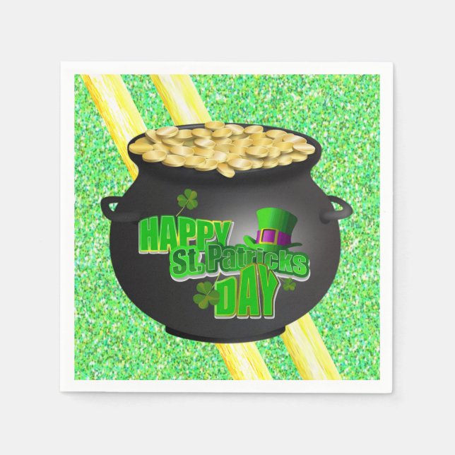 Servilleta De Papel Día de San Patricio (Anverso)