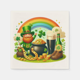 Servilleta De Papel Día de San Patricio, bonito y caprichoso
