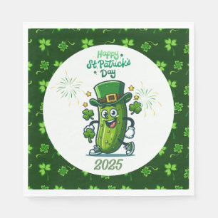 Servilleta De Papel Día de San Patricio Pickle 2025