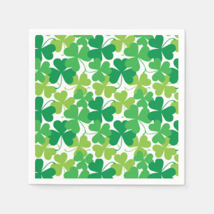 Servilleta De Papel Día de San Patricio Shamrock Imprimir servilletas