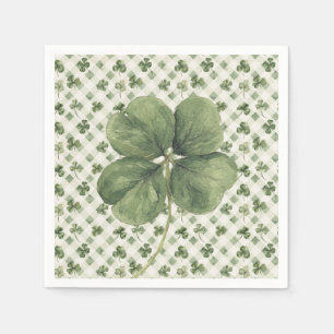 Servilleta De Papel Día de San Patricio Trébol de Cuatro Hojas