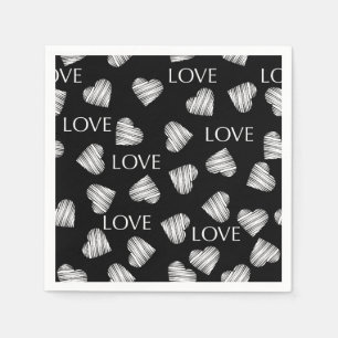 Servilleta De Papel Día de San Valentín de AMOR sin soldadura escoria