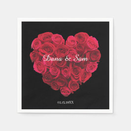 Servilleta De Papel Día de San Valentín del Partido de Compromiso del 