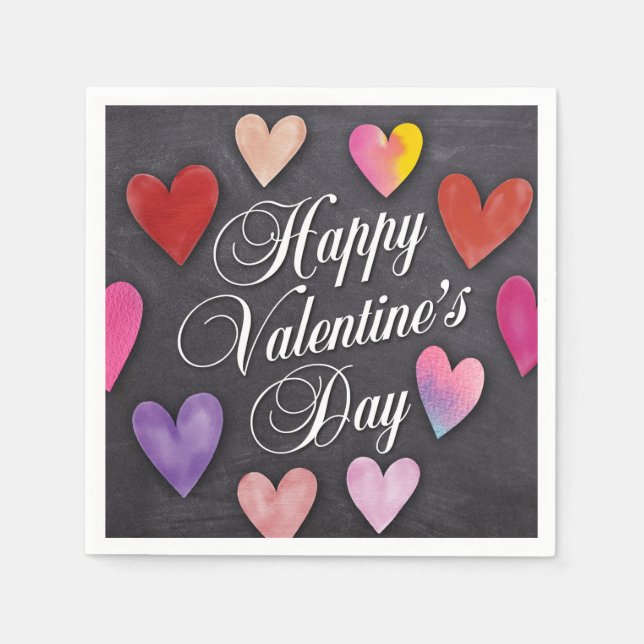 Servilleta De Papel Día de San Valentín Napkins (Anverso)