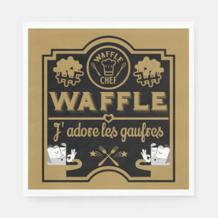 Servilleta De Papel Día de Waffle