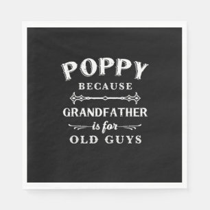 Servilleta De Papel Día del padre El Abuelo Es Para Los Ancianos