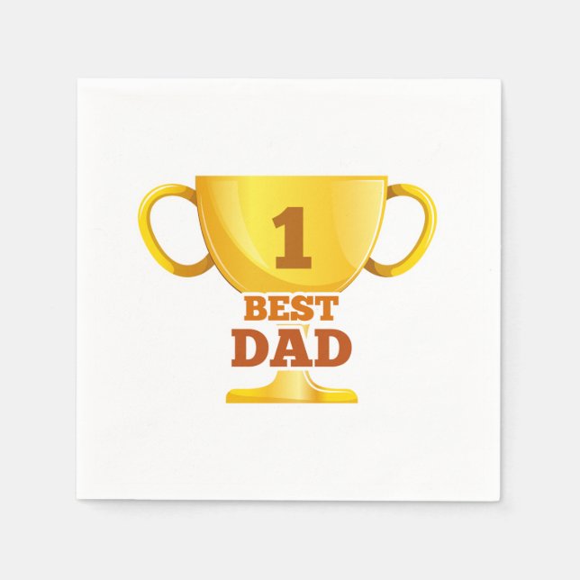 Servilleta De Papel Día del Padre Feliz | Napkin (Anverso)