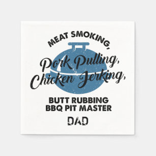 Servilleta De Papel Día del Padre Personalizado Papel BBQ Papá