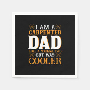Servilleta De Papel Día del Padre Soy un papá carpintero