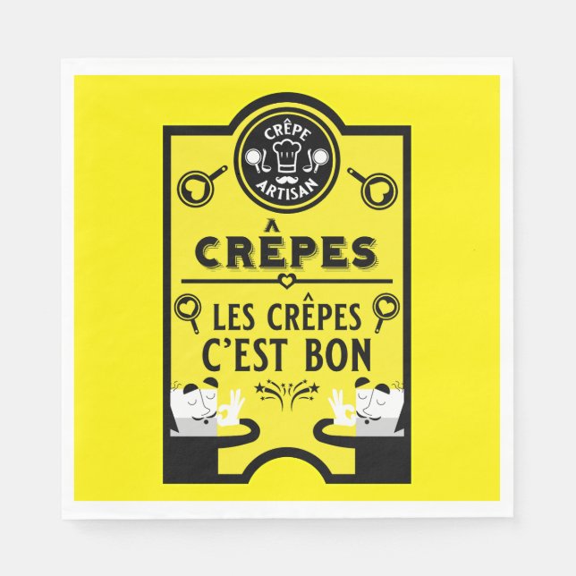 Servilleta De Papel Día del Panqueque Martes de Marzo (Anverso)