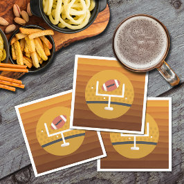 Servilleta De Papel Día del partido de fútbol erguido