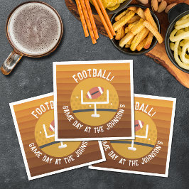 Servilleta De Papel Día del partido de fútbol erguido