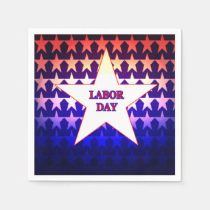 Servilleta De Papel Día del Trabajo