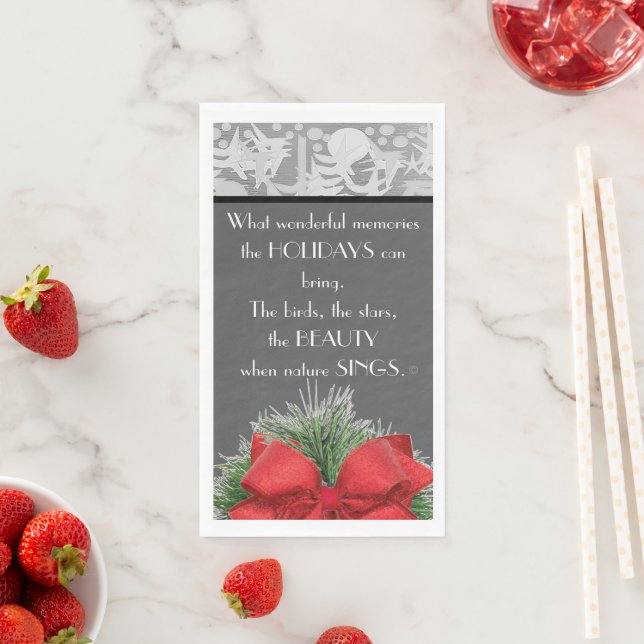 SERVILLETA DE PAPEL DÍA FESTIVO (In situ)