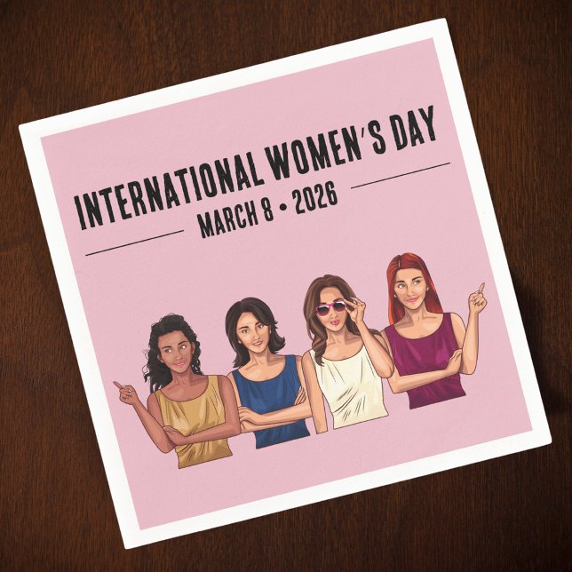 Servilleta De Papel Día Internacional de la Mujer (Subido por el creador)